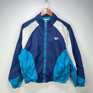 Vintage 90s Reebok Windbreaker Jacket Medium
